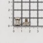 Винт кобурный металл ⌀7,5 мм никель мет, 20 шт