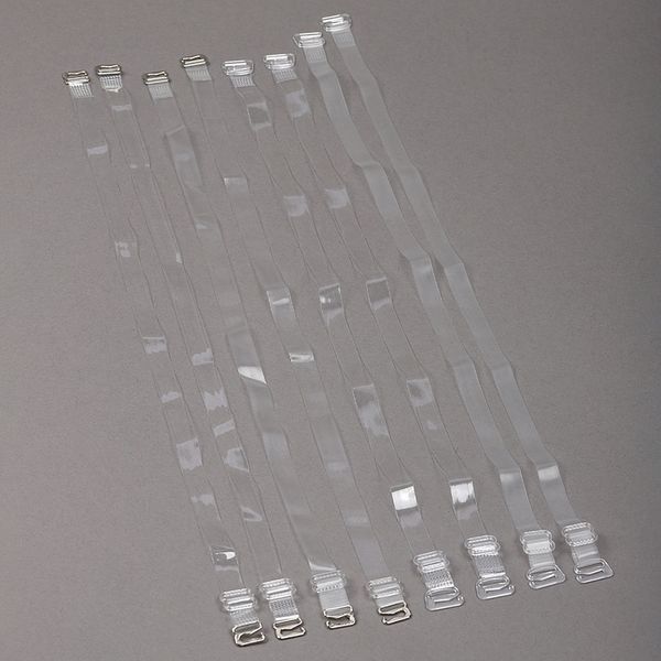 Набор бретелей для бюстгальтера 10 мм, TBY.0T105 цв.прозрачный матовый, глянцевый уп 4 пары