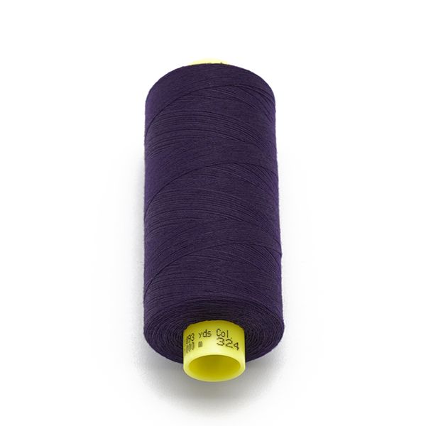 Нитка особо тонкая Gutermann Mara №150 (150/2), 1000 м, 713953, цв. 324 темно-фиолетовый, 1 катушка