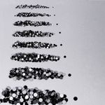 Стразы холодной фиксации TBY.MIX 1 цв.черный уп.1000 шт