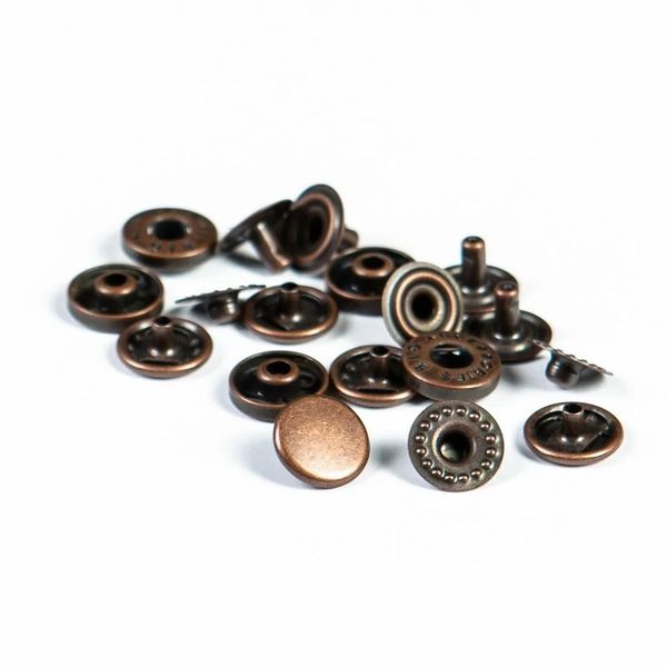 Кнопка Альфа (S-образная) ⌀10.0 мм, ≈100 шт, нерж.сплав, т/медь, BIG