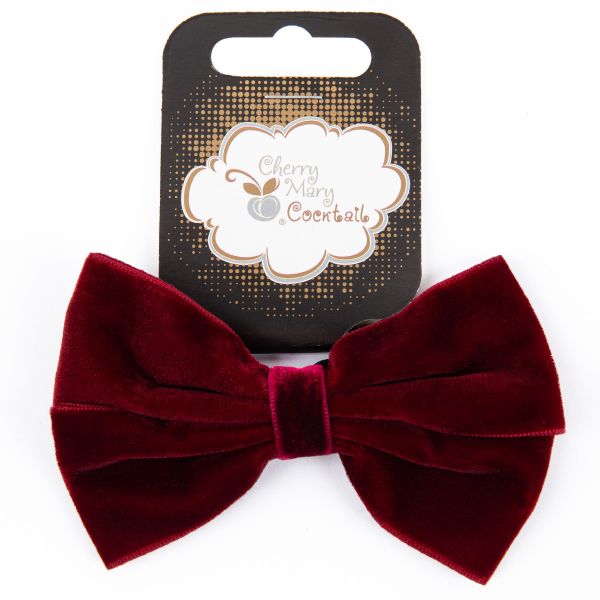 Резинка для волос, 5 шт, №01 бордовый, Cherry Mary VR07041