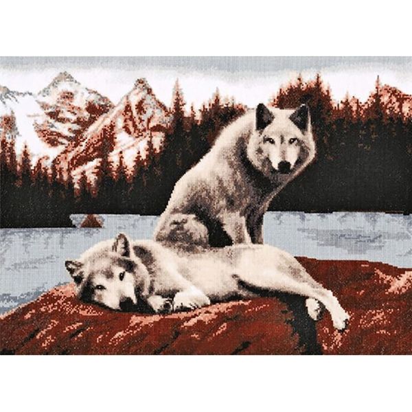 Набор для вышивания нитками Hobby&Pro, На отдыхе, 42х31 см