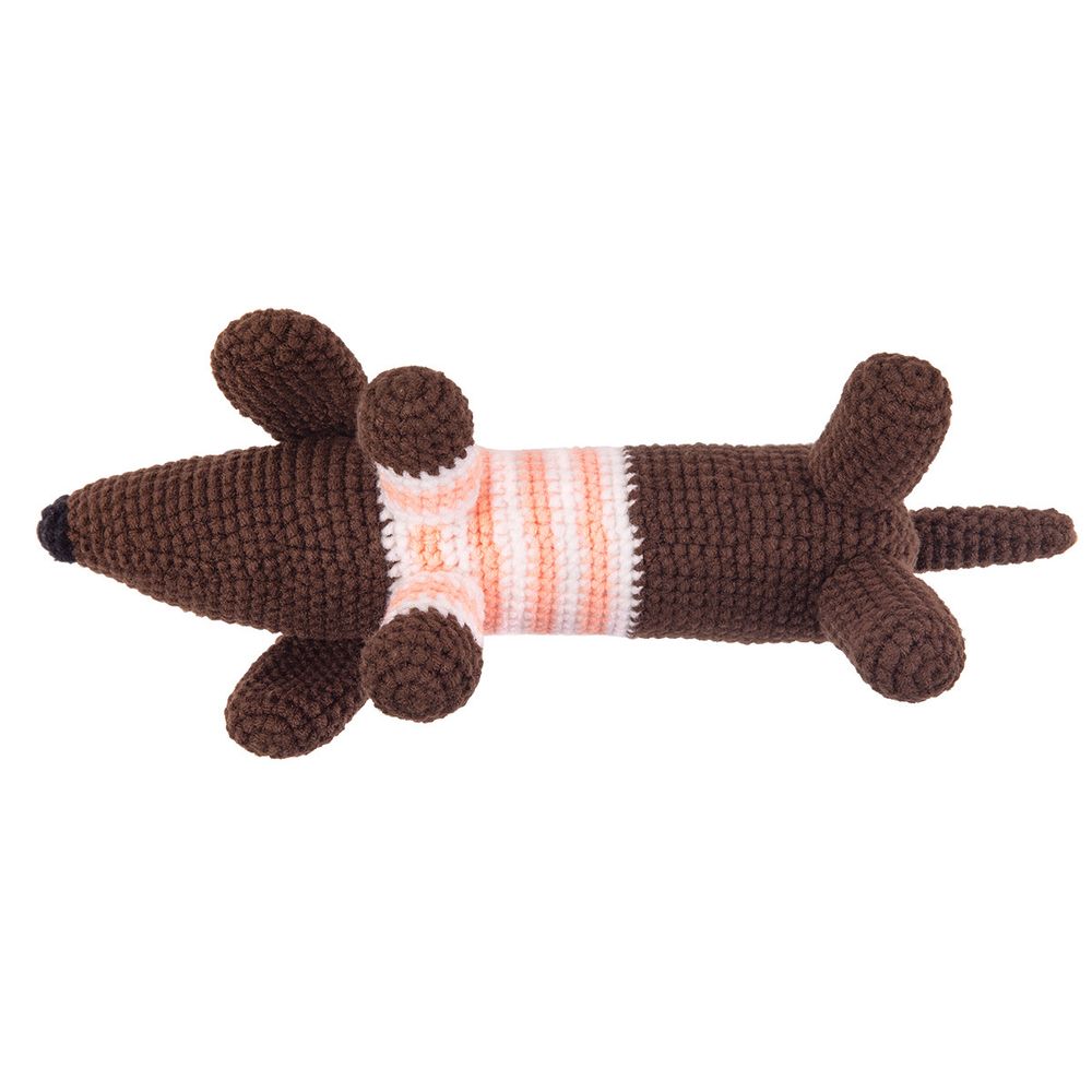 Набор для вязания игрушки Miadolla, Романтичная такса, AMG-0119