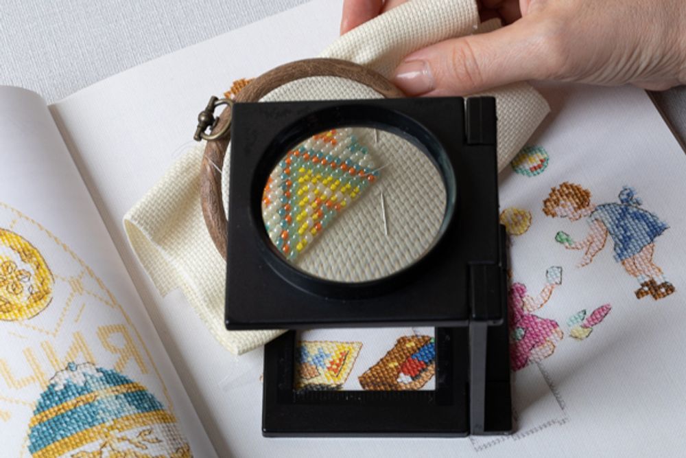 Лупа с подставкой ⌀6.5 см (ув.х5), Gamma SS-032