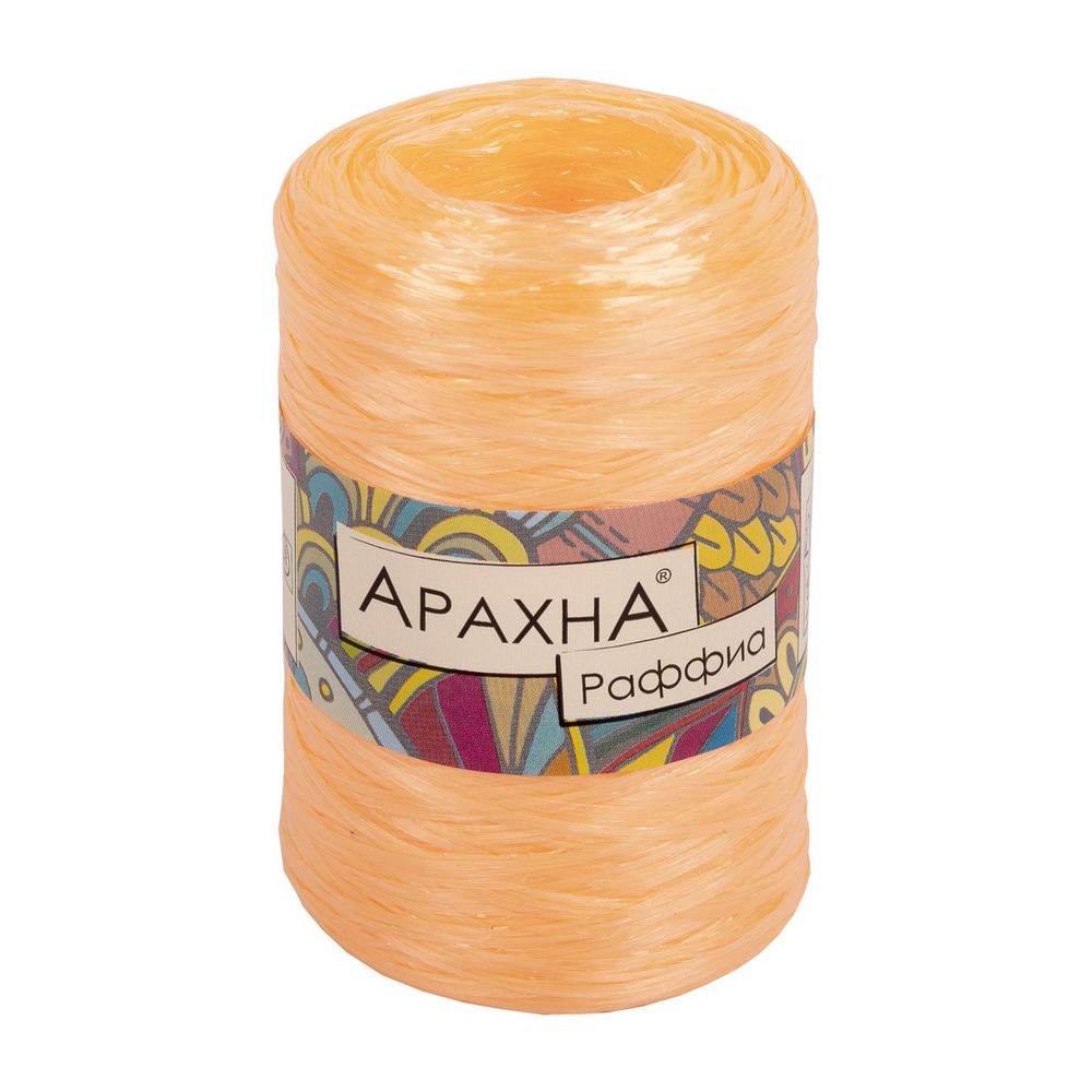 Пряжа Arachna Raffia / уп.5 мот. по 50г, 200м, 14 персиковый