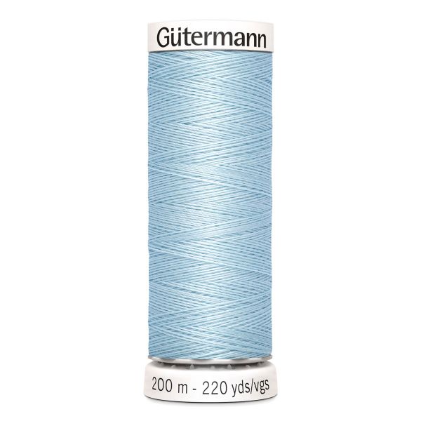 Нитки универсальные Gutermann Sew-all 100 (200 метров) | 276 бледно-голубой
