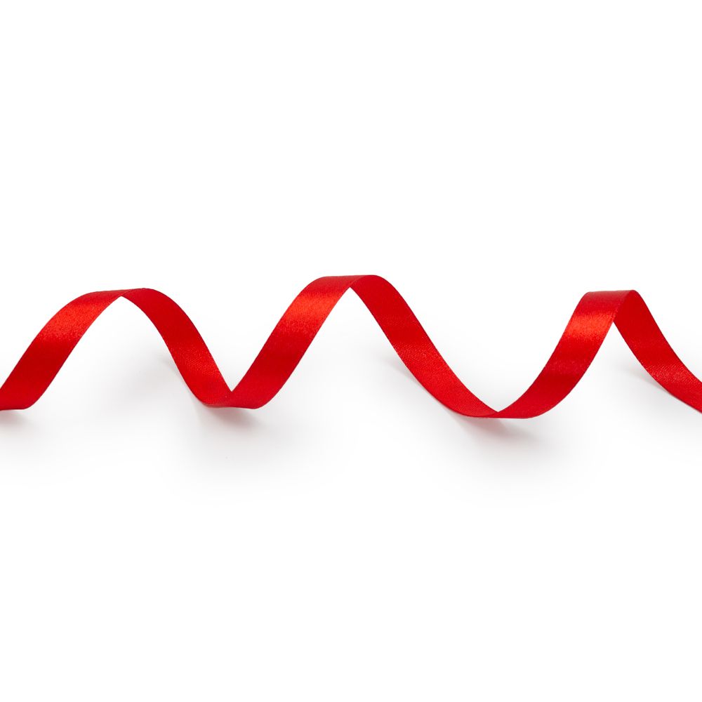 Лента атласная 1-сторонняя 12.0 мм / 27.4±2 метров, 6078 красный 8055 / красный 026, Globus