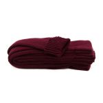 Манжеты трикотажные рукава 7.0 см / 3 метра, плотные, 002 бордо