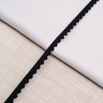 Резинка бельевая (ажурная) 10.0 мм / 13.72 метра, черный, 3AR3578