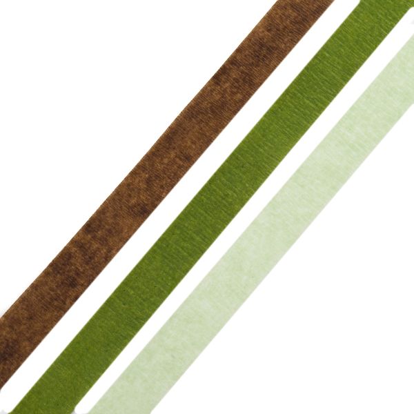 Тейп-лента флористическая 12 мм / 27 метров, 3 шт, №1, QYF-003