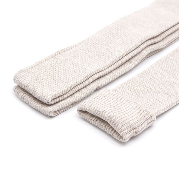 Манжеты трикотажные рукава 6.5 см / 3 метра, тонкие, 2х2, 848 жемчужный