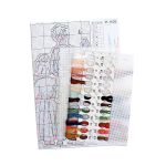 Набор для вышивания нитками МП Студия, на пластиковой канве Учителя 18х10 см