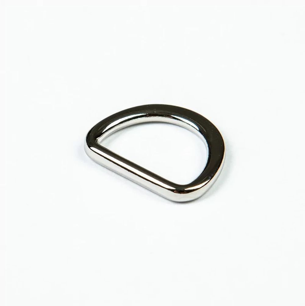 Полукольцо литое металл 15.0 мм (in), (внешн. 20х17 мм), плоское, 10 шт, никель ГР, 6868