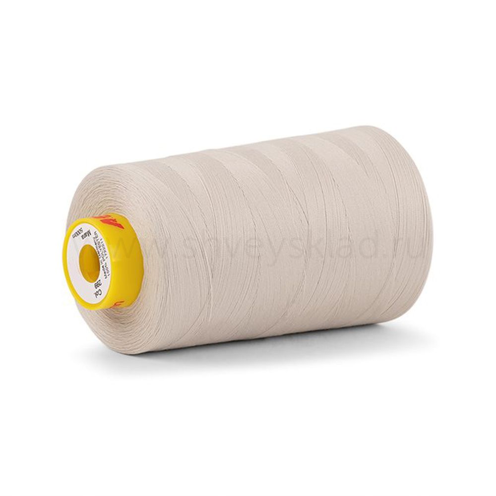 Нитка универсальная Gutermann Mara 120/2, 5000 м, 700185, 299 св.серо-бежевый, 1 катушка