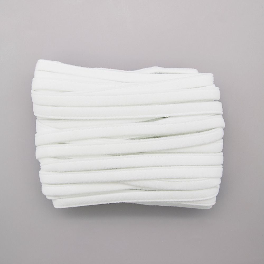 Лента тоннельная (чехол для косточек) 10х8 мм / 20 метров, Arta, 001 белый