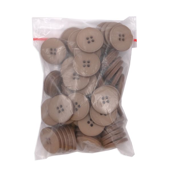 Пуговицы 4 прокола 32L (20мм), (Beige (бежевый)) NE56, 72 шт