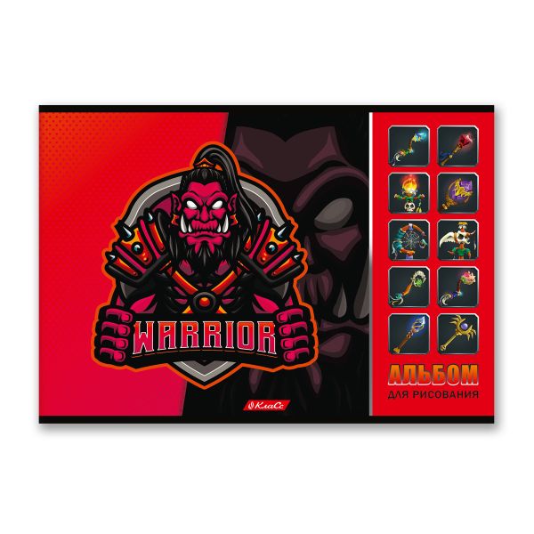 Альбом для рисования 100 г/м², A4 29х20.5 см, на скобе 48 л., 10 шт, 48АЛСК4_000263 Сыграем?, Светоч