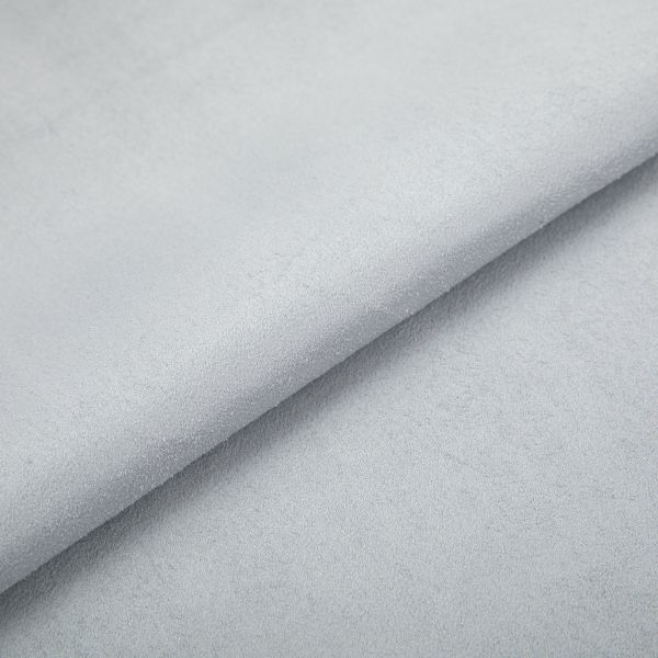 Замша искусственная Woven Suede 175 г/м², 147±2 см / 5 метров, 14-4202 silver (св.серый), Peppy Woven Suede