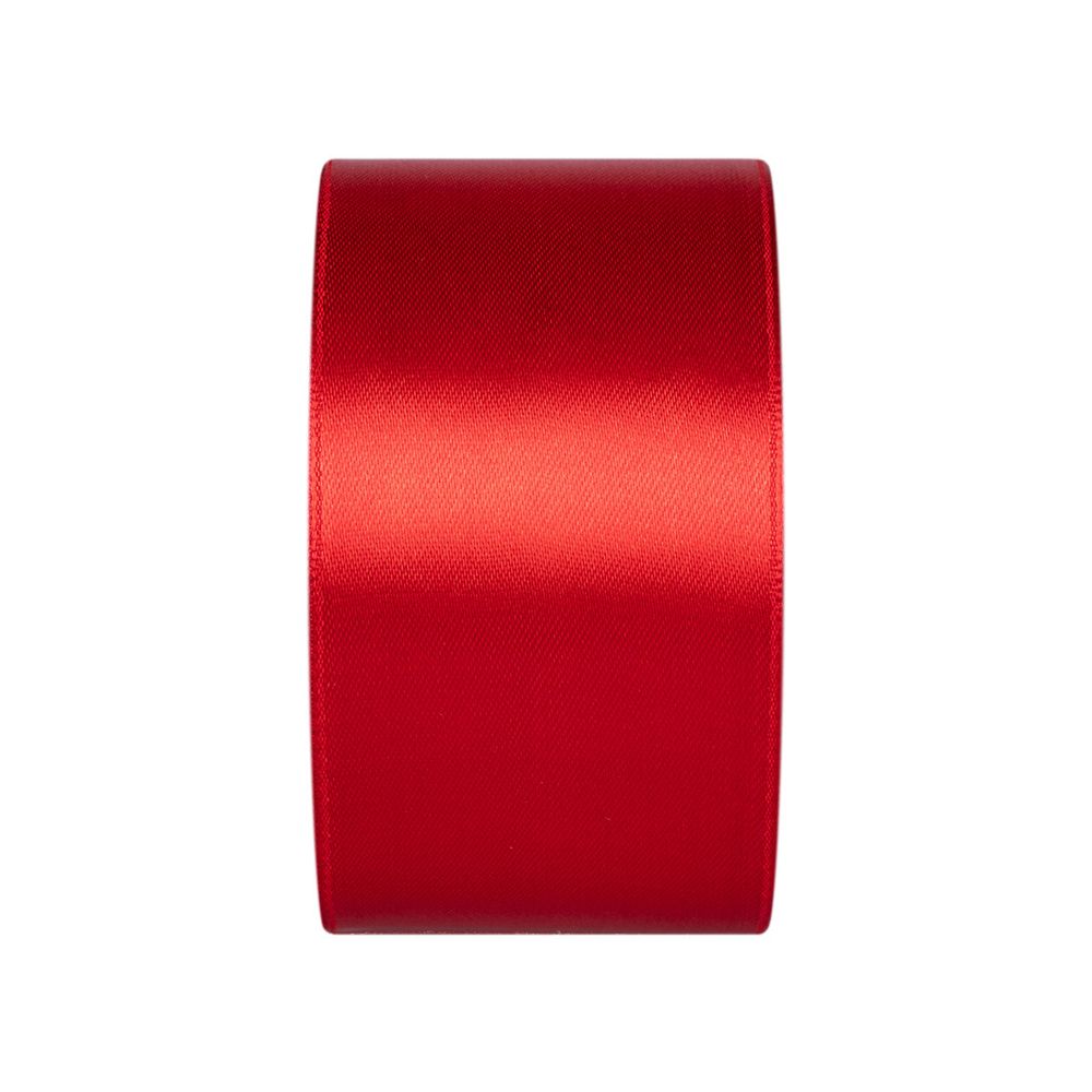 Лента атласная 1-сторонняя 50.0 мм / 33±2 метра, 111 красный, Gamma