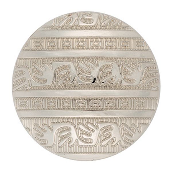 Пуговицы на ножке металл 22.5 мм, 6 шт, 04 никель, Blitz MB 0228