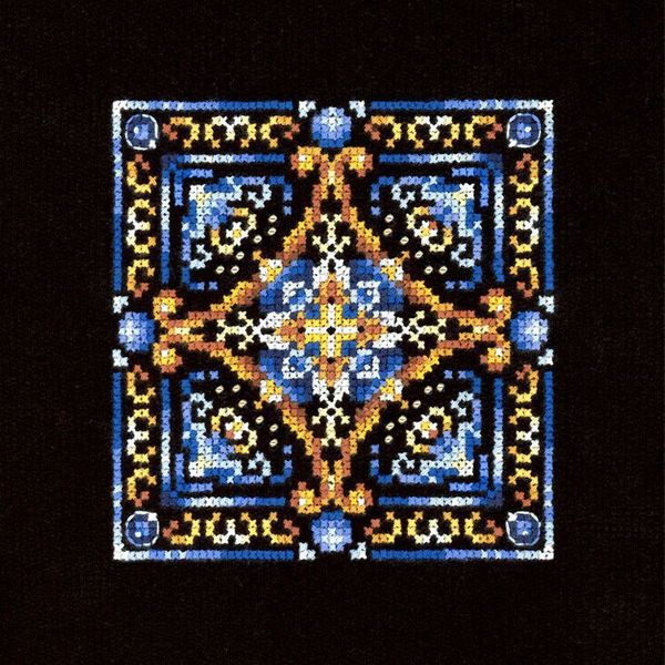 Набор для вышивания нитками, МП Студия, НВ-969 Персидские мотивы. Узор № 3 11х11см