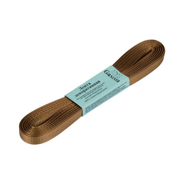 Лента репсовая нарезка 06.0 мм / 10 шт по 5.4 метра, 120 оливковый, Gamma GR-06