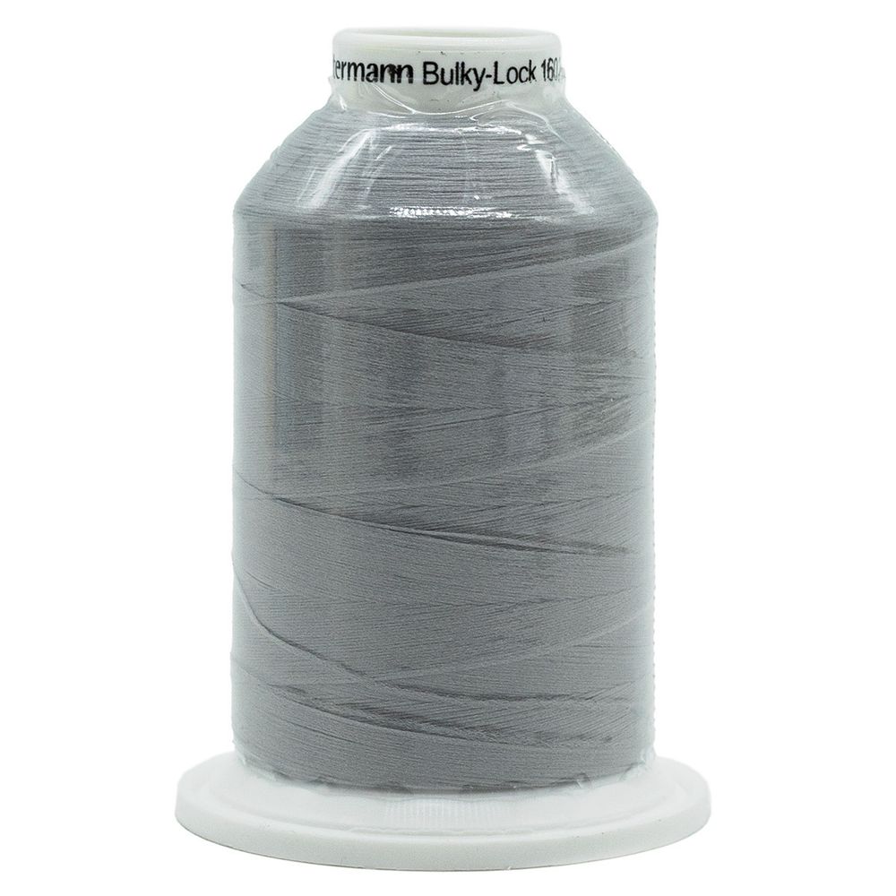 Нитка текстурированная Gutermann Bulky-Lock 160, 2000 м, 038 св.серый, 5 катушек