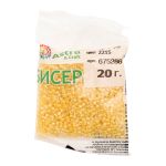 Бисер Astra&Craft 11/0 (2.1 мм), 200 г (10х20 г), цв. 2215 желтый/прозрачный с цветным центром, глянцевый