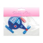 Термоаппликация "Вертолетик", 9.5х7.8см