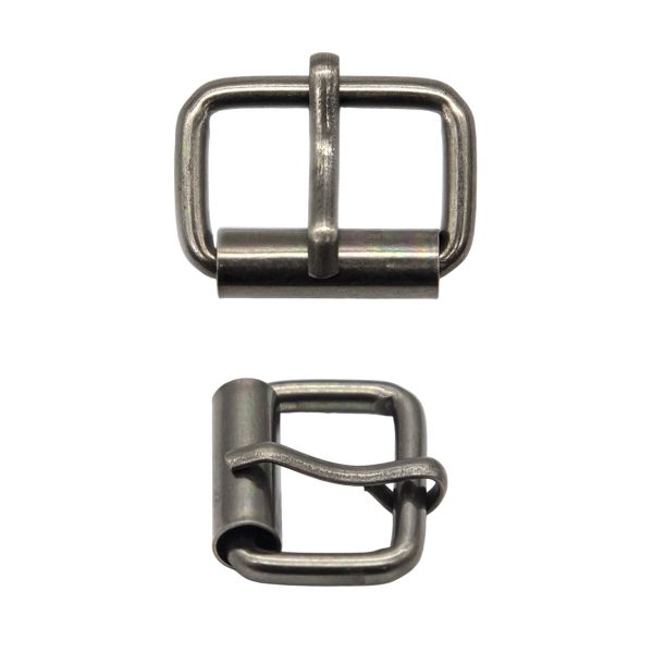 Пряжка ременная металл 20 мм (внешн. 25х20 мм), 100 шт, чер.никель