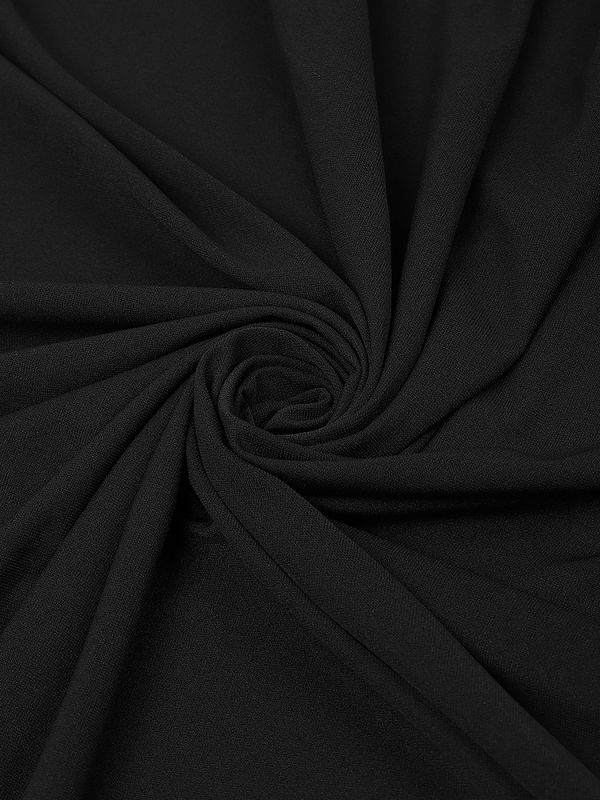 Подкладка для купальников 120 г/м², 170 см / 100 метров, TBY.OLG137, черный