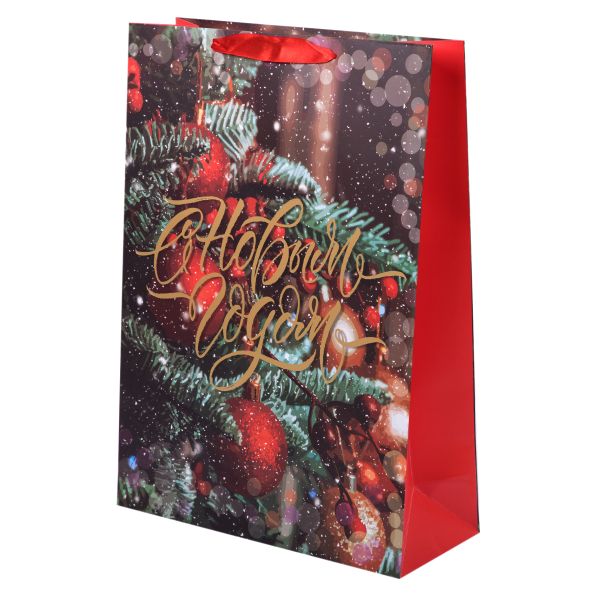 Подарочный пакет 210 г/м², 30х42х12 см, 12 шт, 08, Stilerra NBYL