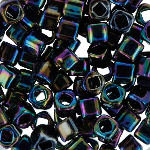 Бисер Toho Cube 3 мм, 25 г (5х5 г), 0086 т.фиолетовый