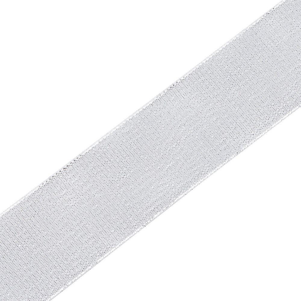 Лента металлизированная 38.0 мм, 32,9м 0080-0300 (серебро)
