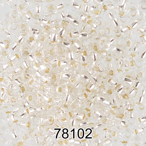 Бисер Preciosa 10/0 (2.3 мм), 500 г, 78102 (Ф087) прозрачный