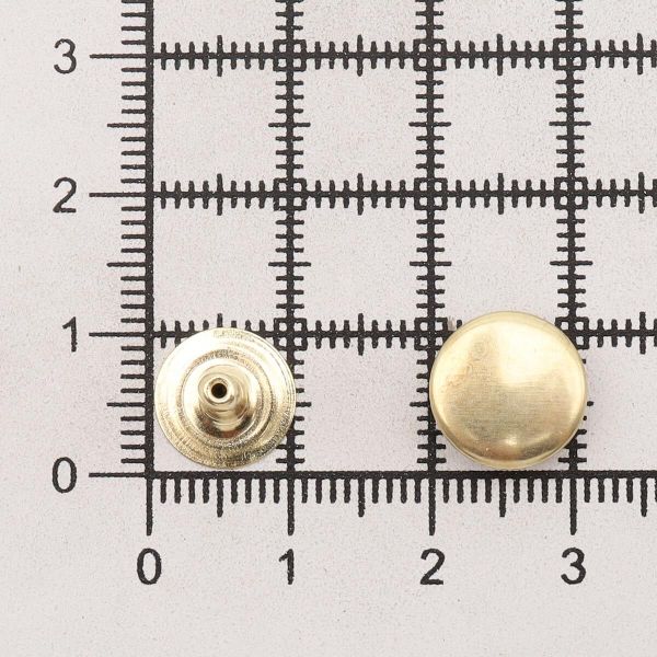 Хольнитены ⌀11 мм, h=11 мм, металл, New Star №123, золото, уп.≈100 шт