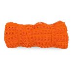 Кружево вязаное (тесьма) 10 мм / 25 метров, рис.9441 (оранжевая) С3805Г17