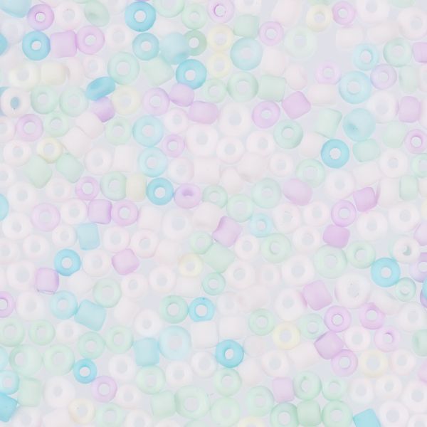 Бисер Zlatka 11/0 (2.1 мм), 100 г (10х10 г), №1012 микс меланж макарун, GR