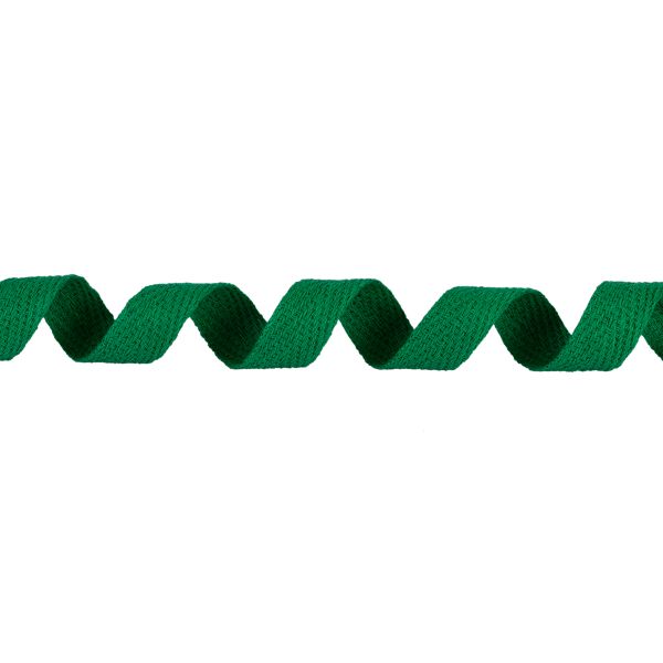 Тесьма (лента) киперная (100% х/б) 10 мм / 50 метров, зеленый/green, Gamma TCT-10