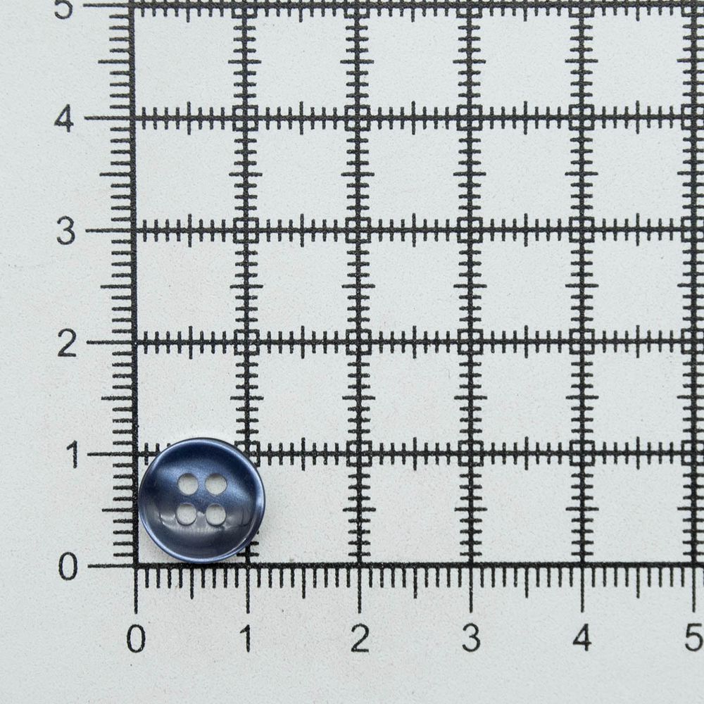 Пуговицы 4 прокола 18L (11мм), (col.28 синий), 72 шт