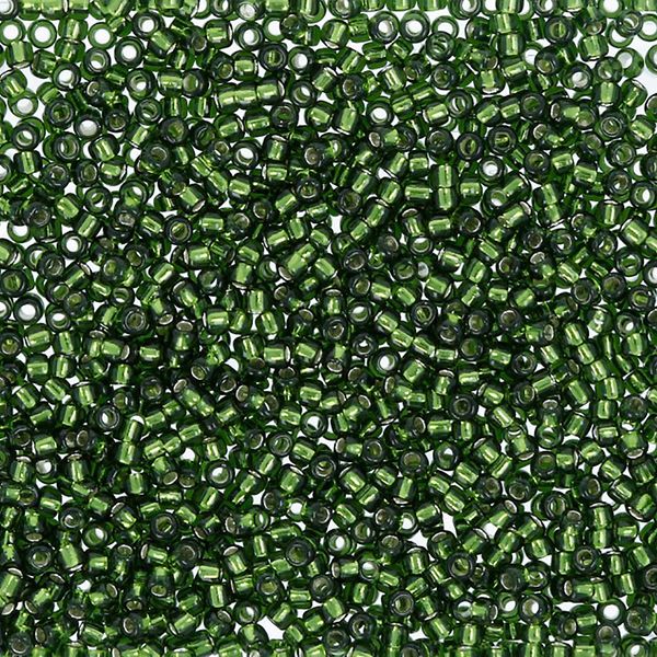 Бисер Toho 15/0 круглый (1.5 мм), 25 г (5х5 г), 0037 травяной