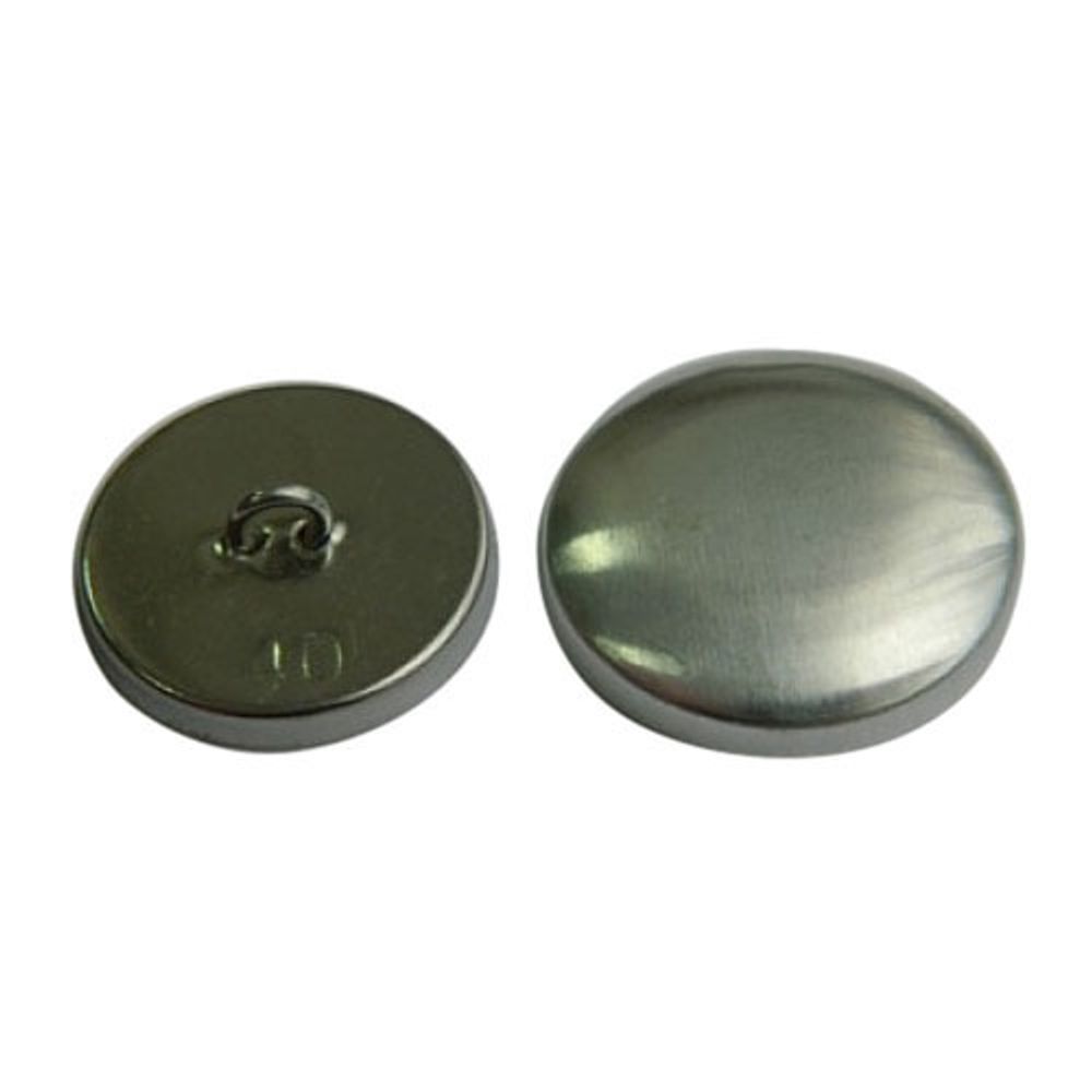 Пуговицы под обтяжку на ножке 40L=25 мм, металл/металл, 250 шт, New Star