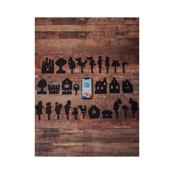 Игра настольная Театр теней Истории Гарри Русские народные сказки, TT-010320
