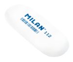 Овальный мягкий ластик из синтетического каучука 7.3х2.8х0.9 см, 12 шт, CMM112, Milan