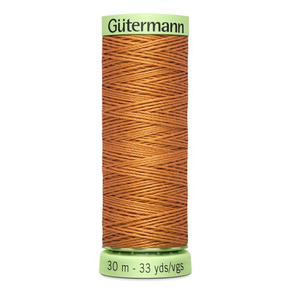 Нитки отделочные Gutermann Top Stitch, 30м, 612 рыжая охра, 5 катушек
