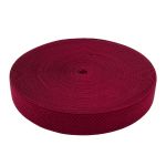 Резинка для подтяжек (помочная) 40.0 мм / 25 метров, 25.2 г/п.м., 520 темно-красный, 6123-9344