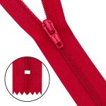 Молния спираль (витая) Т3 (3 мм) 1 зам., н/раз., 20 см, автомат, красн, 30103, 10 шт