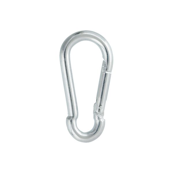 Карабин металл 15.0 мм (49х22 мм), 10 шт, 04 никель, Gamma GH 119/20/10