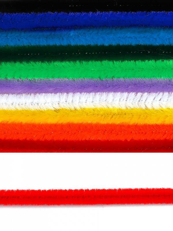 Набор синельной проволоки 6 мм, l=30 см, TBY.0425, 100 шт (10 цветов)